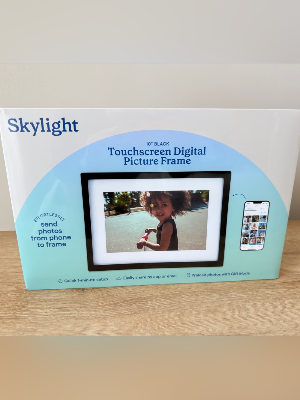 Skylight Digital Picture Frame 10" Black